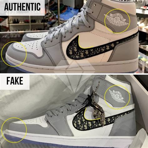 real vs fake dior jordan 1|counterfeit jordan 1 high.